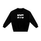 nyc crewneck black streetwear outfit front