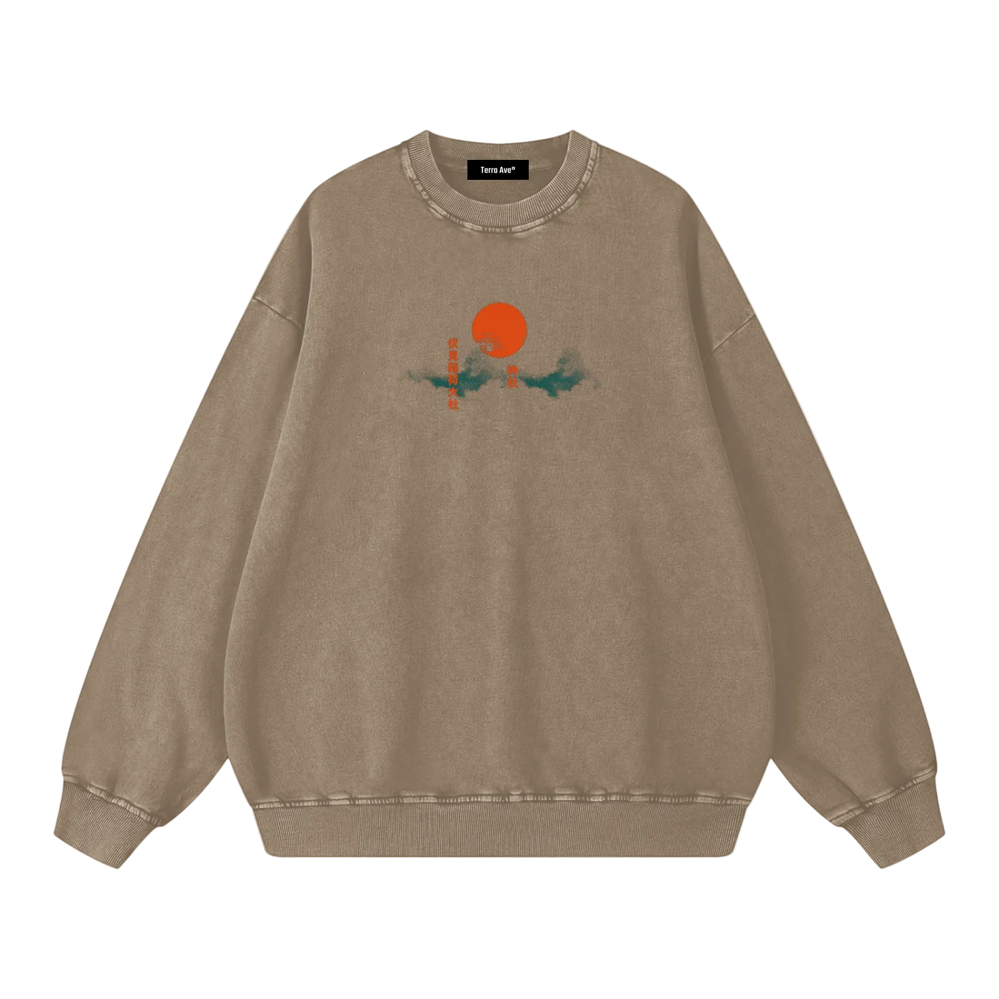 travel,japan,streetwear,crewneck