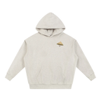 Terra Ave° Vietnam hoodie with conical hat chest design