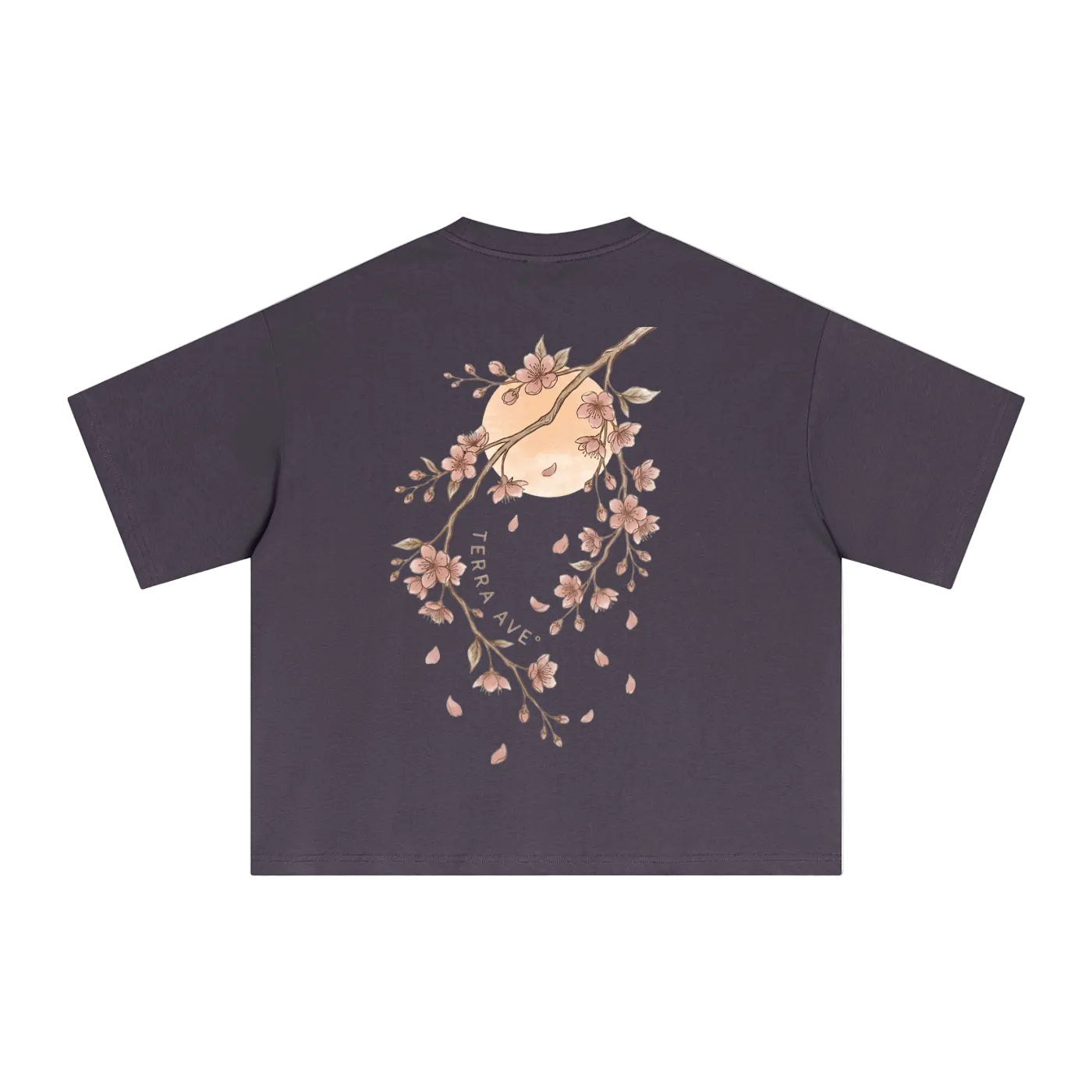 cherry blossom japan tee premium travel streetwear terra ave