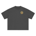 Oktoberfest oversized t-shirt gray relaxed fit tee