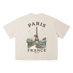 eiffel tower t shirt paris france streetwear graphic design