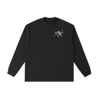 sakura season japan long sleeve cherry blossom train graphic