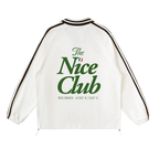 Nice collared pullover French Riviera quarter zip minimalist back