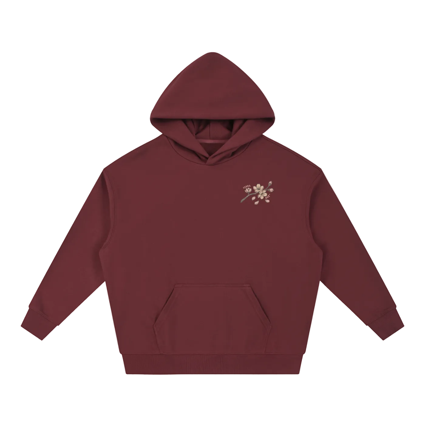 japan cherry blossom hoodie scenic train and mount fuji design