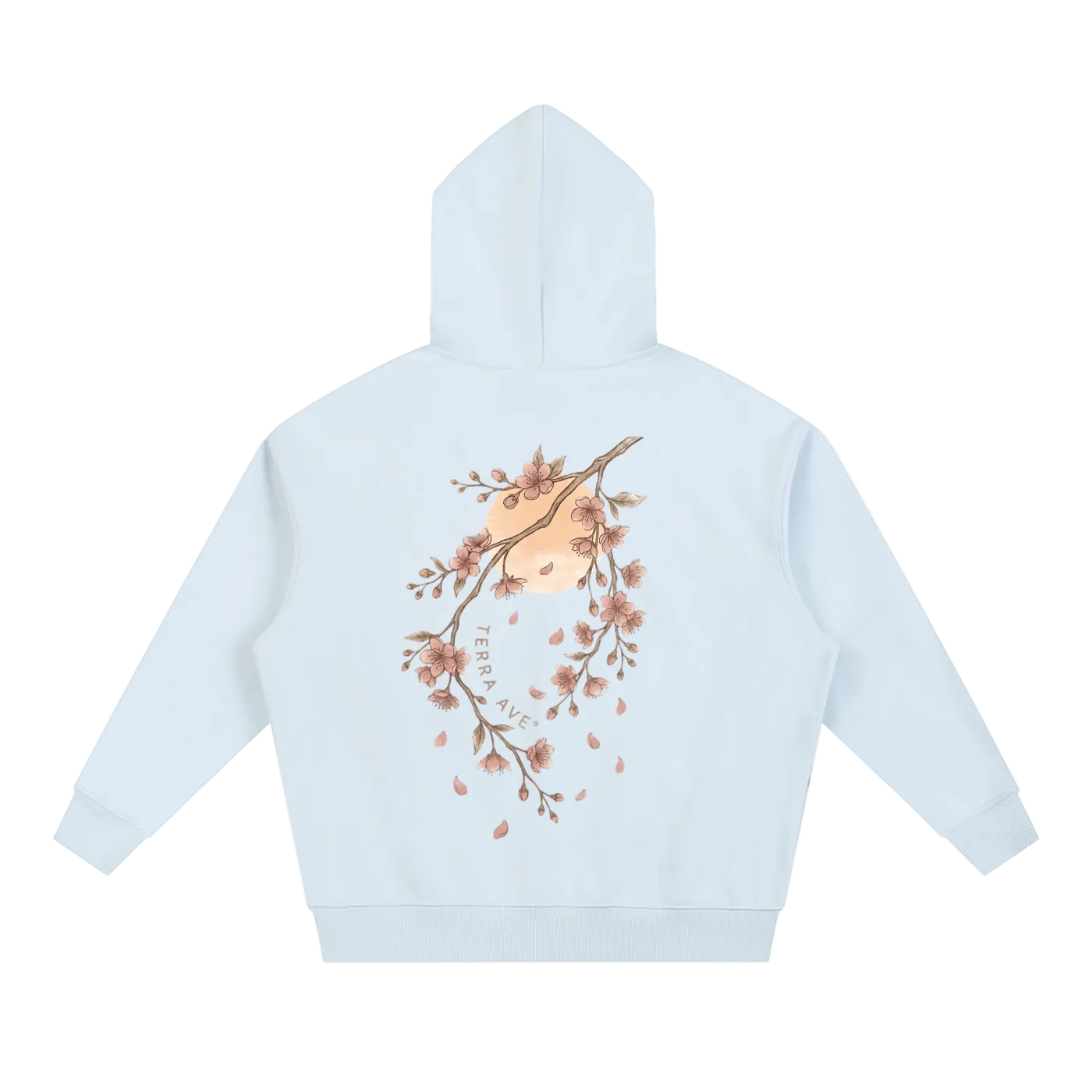 terra ave sakura hoodie japan travel streetwear