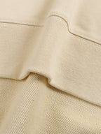 Yellowstone crewneck beige national park streetwear sweatshirt fabric close up