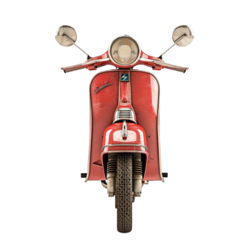 Front view scooter for Vietnam collection